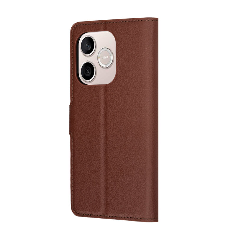 Husa Honor 600 Lite Techsuit Leather Folio, maro