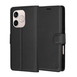 Husa Honor 600 Lite Techsuit Leather Folio, negru