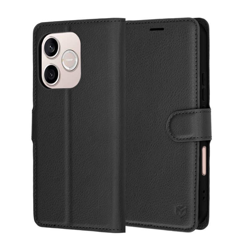 Husa Honor 600 Lite Techsuit Leather Folio, negru