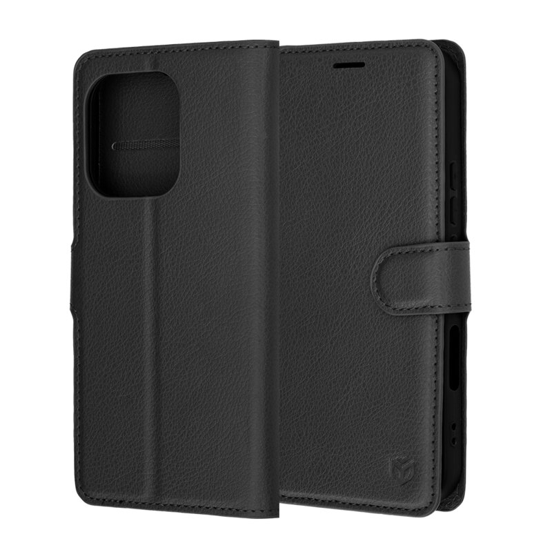 Husa Honor 600 Lite Techsuit Leather Folio, negru