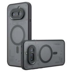 Husa Nothing Phone (4a) Techsuit PureFrost MagSafe, negru frost