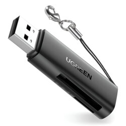 Card reader USB la SD/TF Ugreen, 5Gbps, negru, 60722