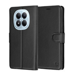 Husa Xiaomi Redmi Note 15 Pro 4G Techsuit Leather Folio, negru