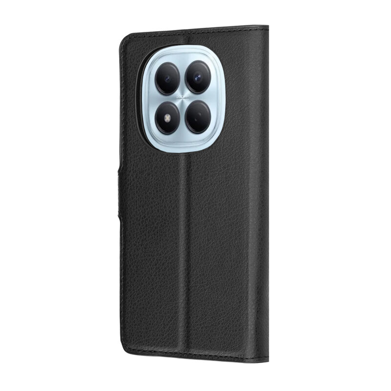 Husa Xiaomi Redmi Note 15 Pro 4G Techsuit Leather Folio, negru