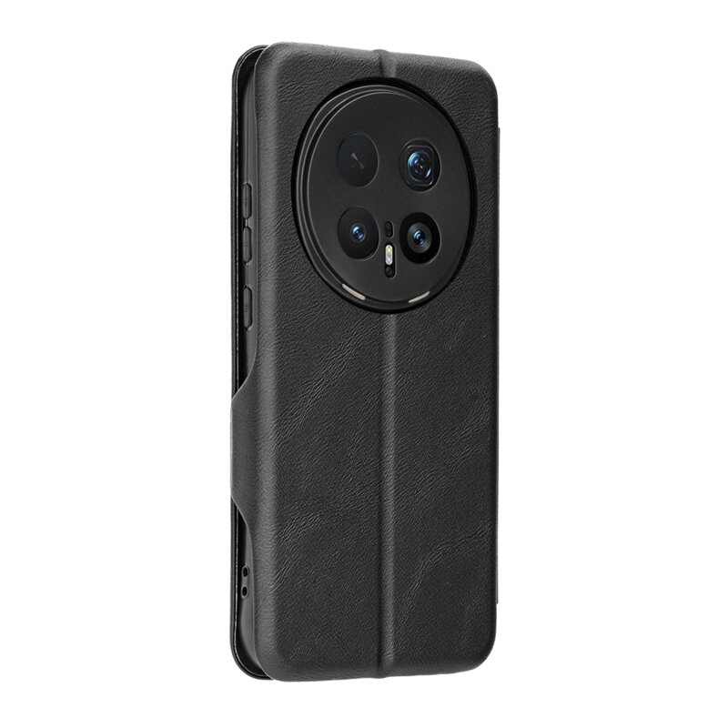 Husa 360° Honor Magic8 Pro Techsuit Safe Wallet Plus, negru