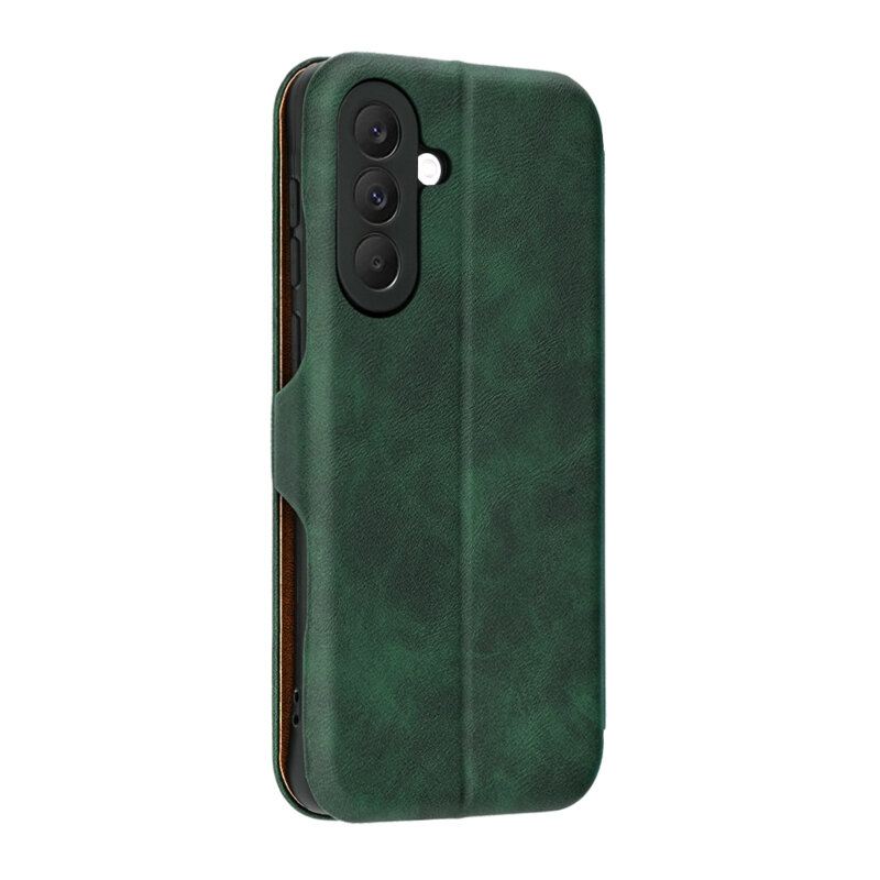 Husa 360° Samsung Galaxy A37 5G Techsuit Safe Wallet Plus, verde