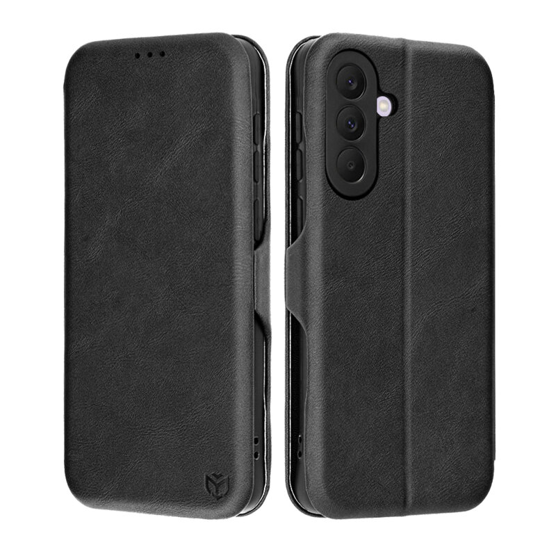 Husa 360° Samsung Galaxy A36 5G Techsuit Safe Wallet Plus, negru