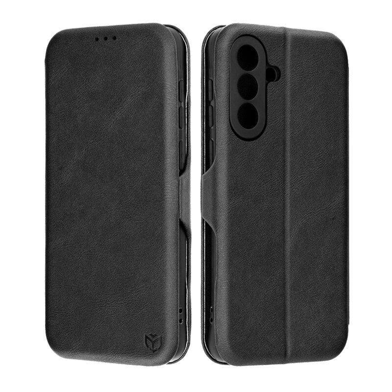 Husa 360° Samsung Galaxy A36 5G Techsuit Safe Wallet Plus, negru