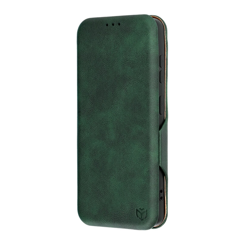 Husa 360° Samsung Galaxy S26 Plus Techsuit Safe Wallet Plus, verde
