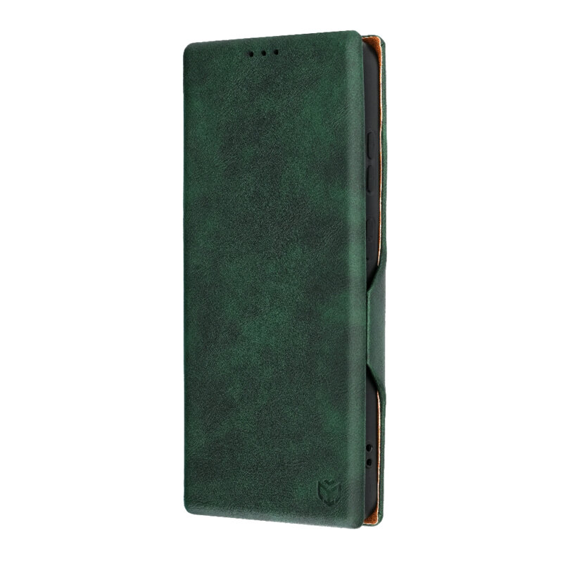 Husa 360° Samsung Galaxy S26 Ultra Techsuit Safe Wallet Plus, verde