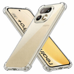 Husa Realme 16 Pro+ Techsuit Shockproof Clear Silicone, transparenta