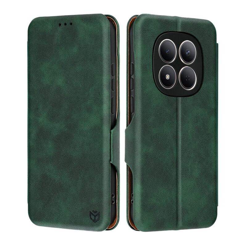 Husa 360° Xiaomi Redmi Note 15 Pro 5G Techsuit Safe Wallet Plus, verde