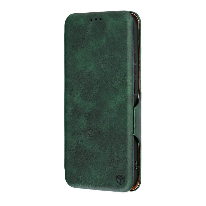 Husa 360° Xiaomi Redmi Note 15 Pro 5G Techsuit Safe Wallet Plus, verde
