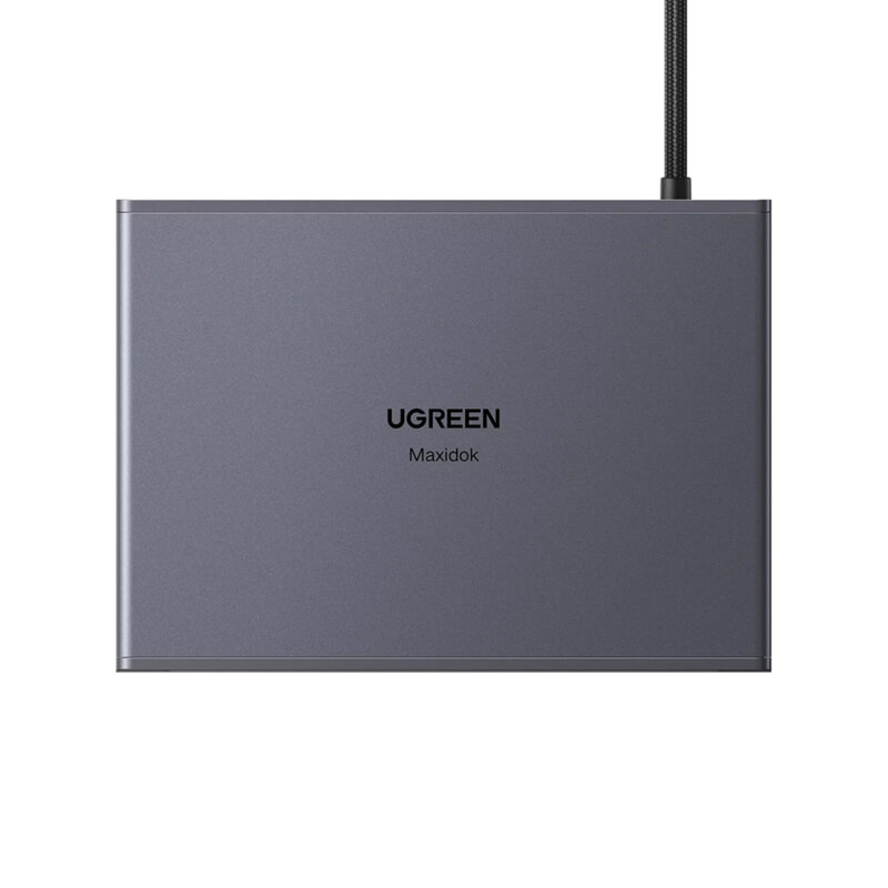 Docking station Type-C, RJ45, DP, SD/TF Ugreen 75795F, 8K, 120Gbps, gri
