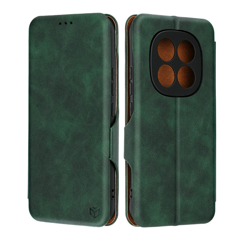Husa 360° Xiaomi Poco M8 Pro 5G Techsuit Safe Wallet Plus, verde