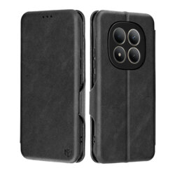 Husa 360° Xiaomi Redmi Note 15 Pro+ 5G Techsuit Safe Wallet Plus, negru