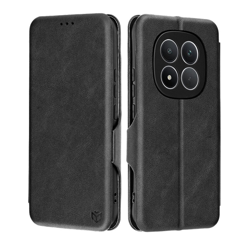 Husa 360° Xiaomi Poco M8 Pro 5G Techsuit Safe Wallet Plus, negru