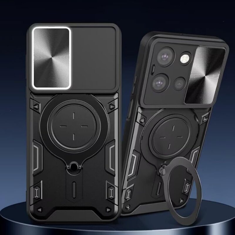 Husa Motorola Edge 70 Fusion Techsuit CamGuard Pro, albastru