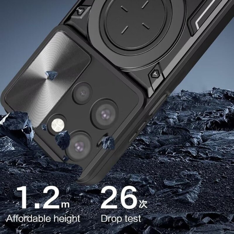 Husa Motorola Edge 70 Fusion Techsuit CamGuard Pro, albastru