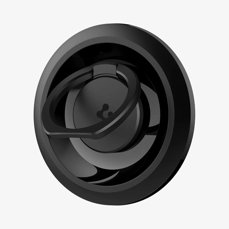 Inel magnetic, suport telefon MagSafe Spigen O-Mag OM100, negru