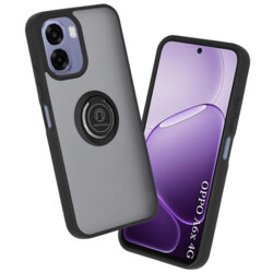 Husa Oppo A6x 4G Techsuit Glinth cu inel suport stand magnetic, negru