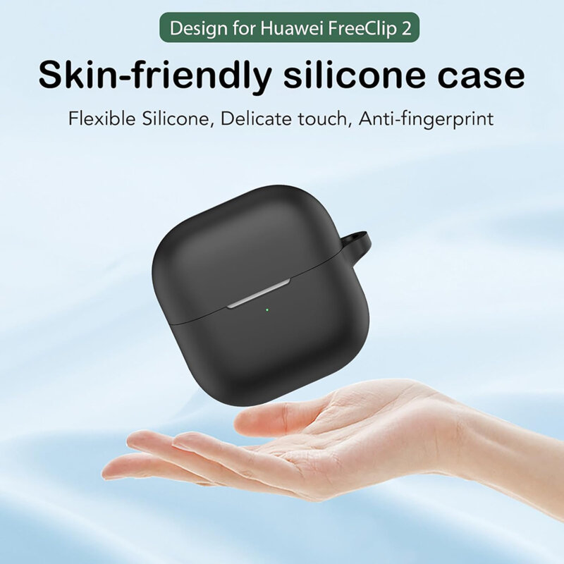 Husa Huawei FreeClip 2 Techsuit Silicone Case, negru