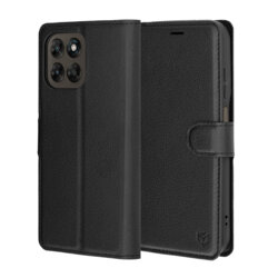 Husa Motorola Moto G77 Techsuit Leather Folio, negru