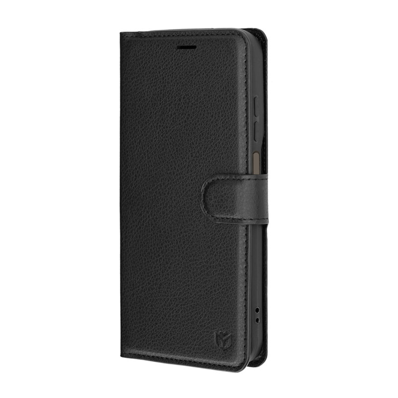 Husa Motorola Moto G77 Techsuit Leather Folio, negru