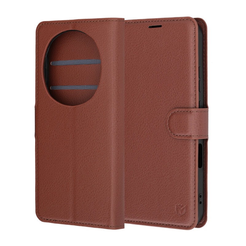 Husa Honor Magic8 Pro Techsuit Leather Folio, maro