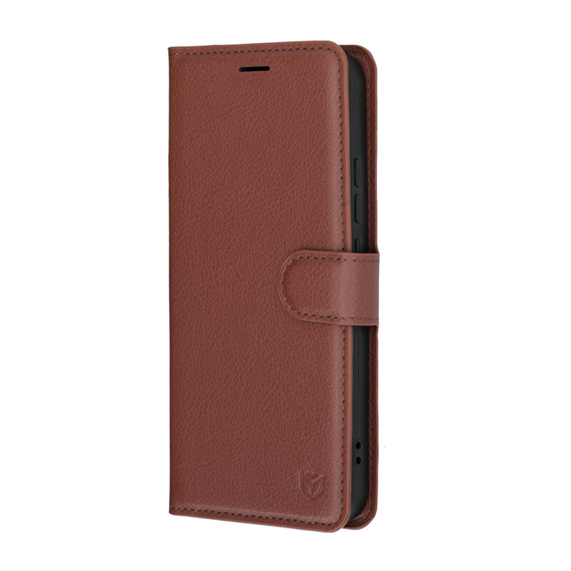 Husa Oppo Reno15 F Techsuit Leather Folio, maro