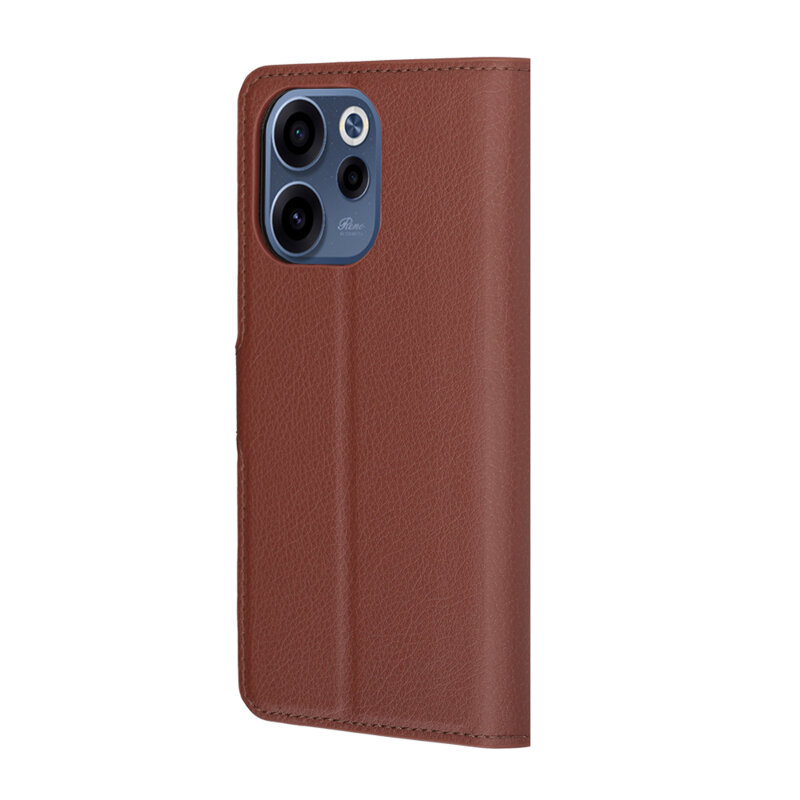 Husa Oppo Reno15 F Techsuit Leather Folio, maro