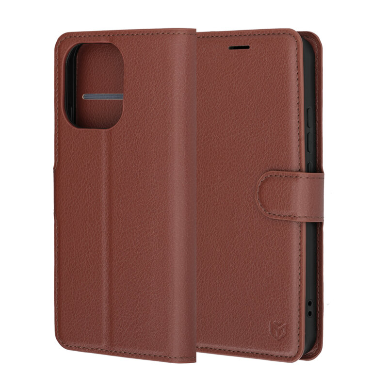 Husa Oppo Reno15 FS 5G Techsuit Leather Folio, maro