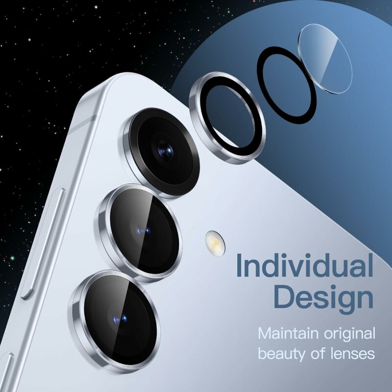 Folie sticla Samsung Galaxy S26 Ultra Lito S+ Camera Protector, argintiu