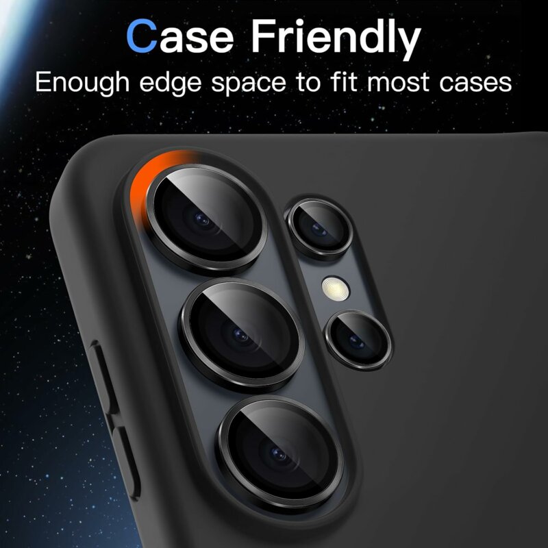 Folie sticla Samsung Galaxy S26 Lito S+ Camera Protector, negru