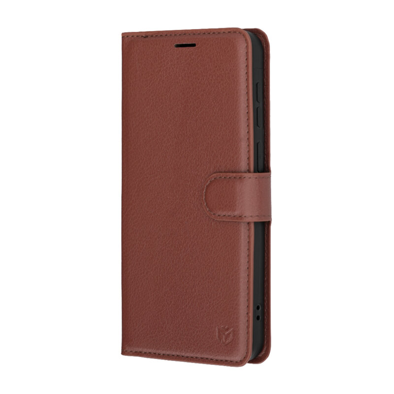 Husa Samsung Galaxy A37 5G Techsuit Leather Folio, maro