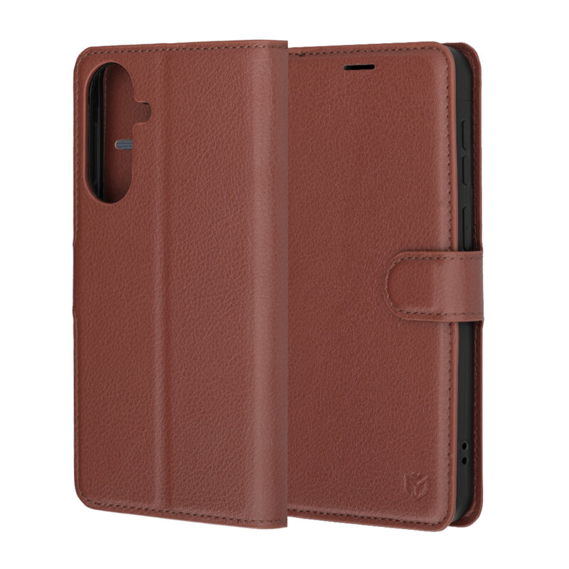 Husa Samsung Galaxy A37 5G Techsuit Leather Folio, maro