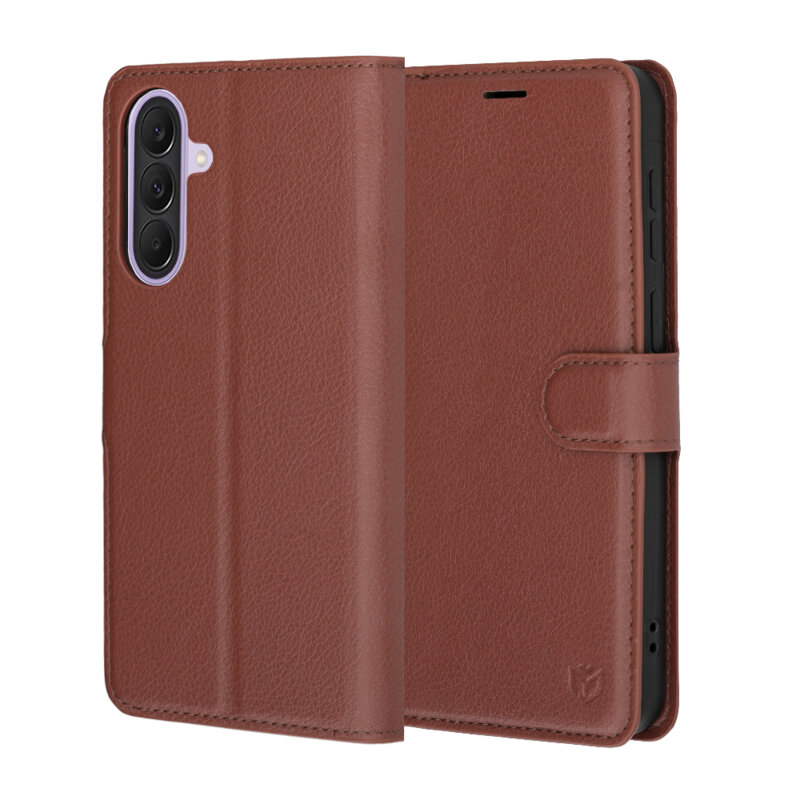 Husa Samsung Galaxy A36 5G Techsuit Leather Folio, maro