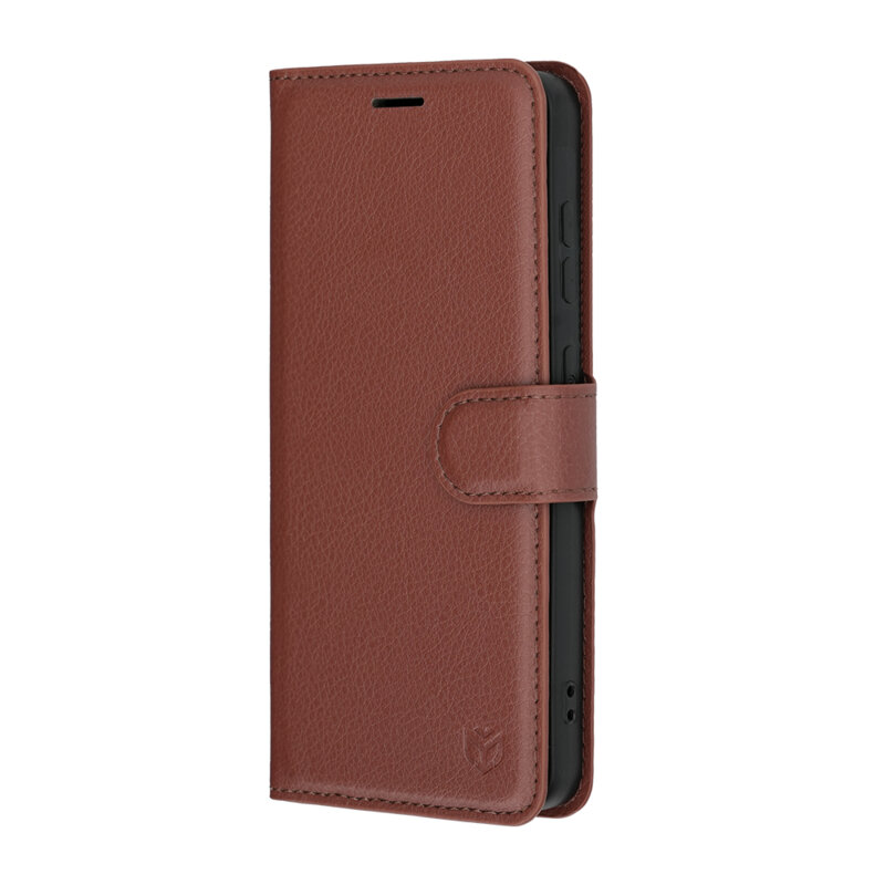 Husa Samsung Galaxy S26 Plus Techsuit Leather Folio, maro