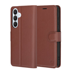 Husa Samsung Galaxy S26 Techsuit Leather Folio, maro