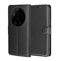 Husa Xiaomi 17 Ultra Techsuit Leather Folio, negru