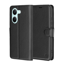 Husa Xiaomi Poco X8 Pro Techsuit Leather Folio, negru