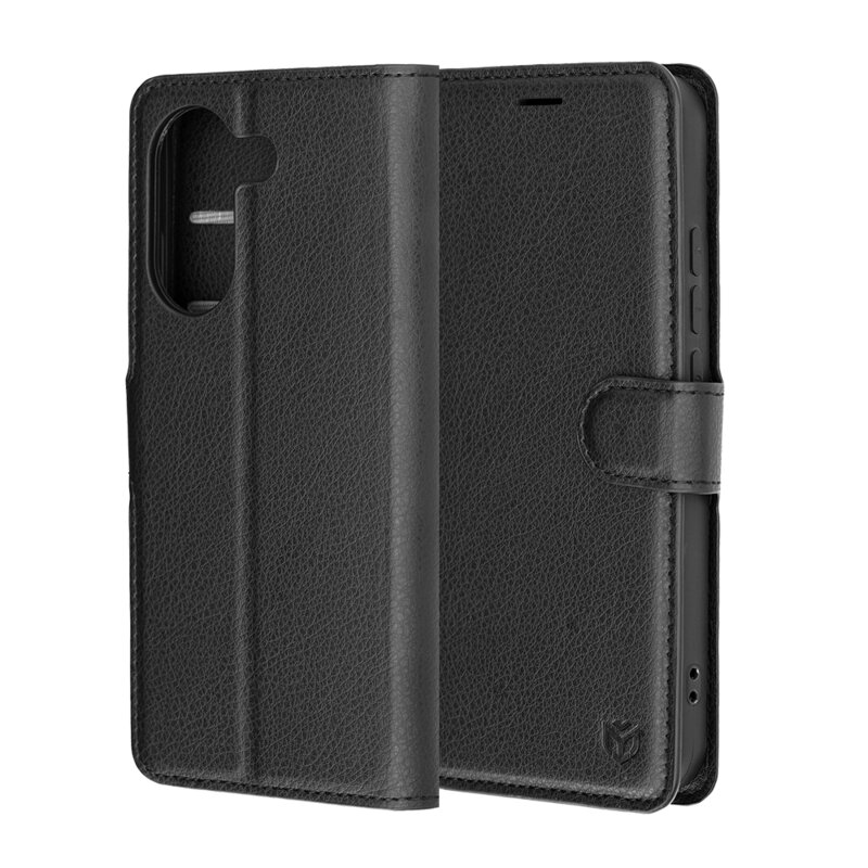 Husa Xiaomi Poco X8 Pro Techsuit Leather Folio, negru