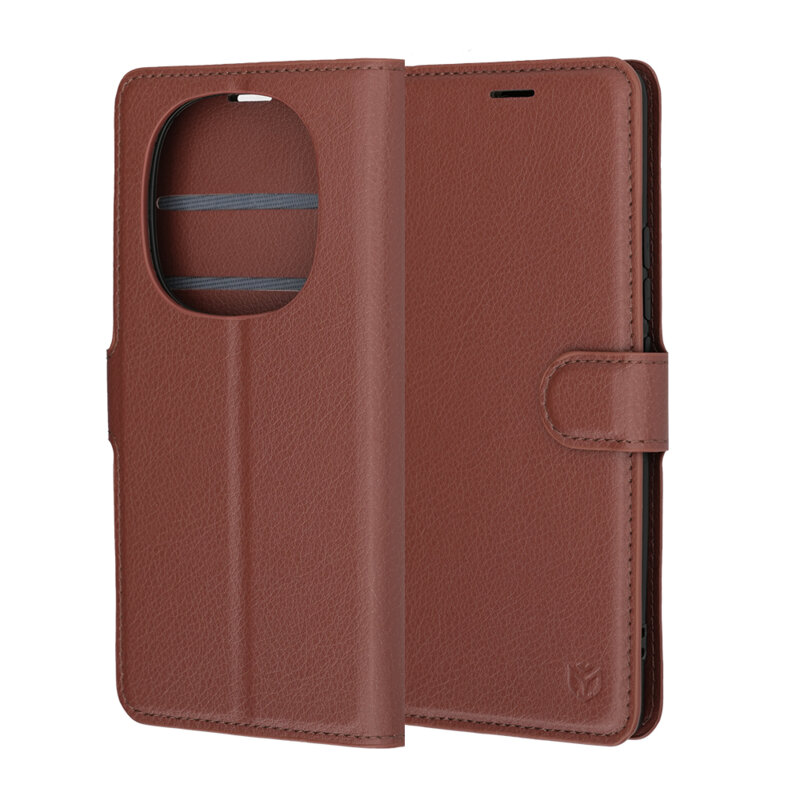 Husa Xiaomi Redmi Note 15 5G Techsuit Leather Folio, maro