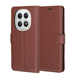 Husa Xiaomi Redmi Note 15 4G Techsuit Leather Folio, maro
