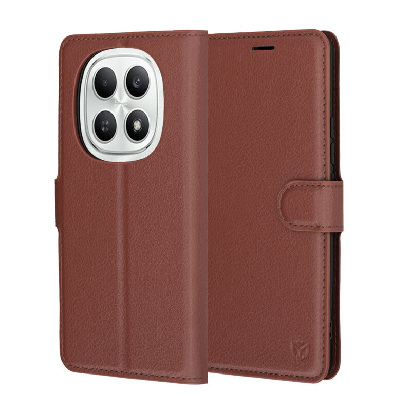 Husa Xiaomi Redmi Note 15 4G Techsuit Leather Folio, maro
