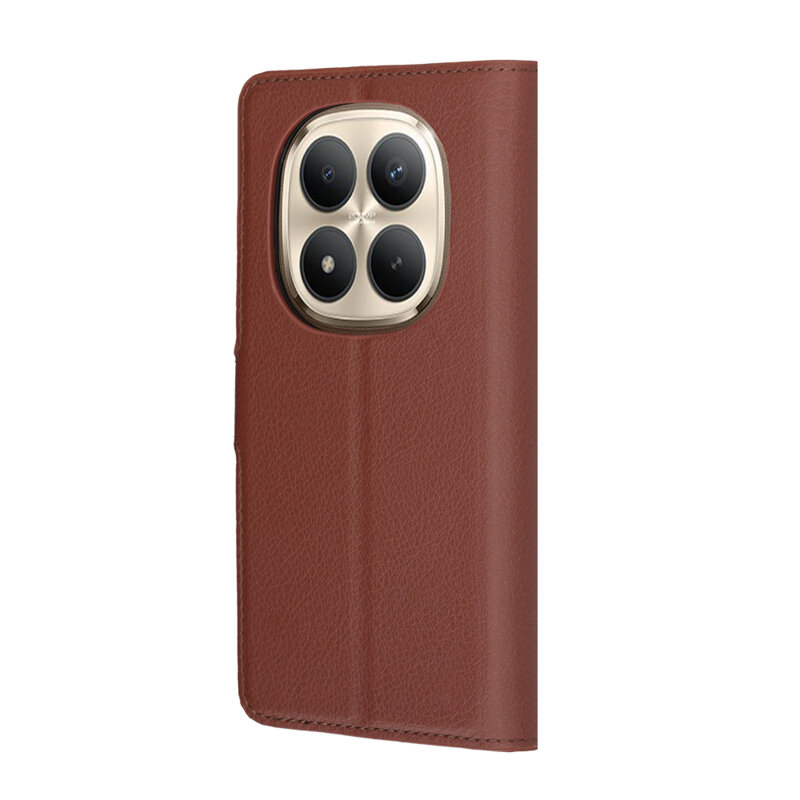 Husa Xiaomi Redmi Note 15 Pro+ 5G Techsuit Leather Folio, maro