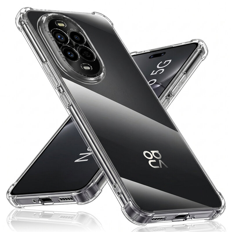 Husa Huawei nova 13 Pro Techsuit Shockproof Clear Silicone, transparenta