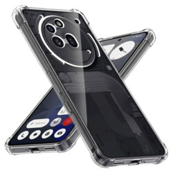 Husa Nothing Phone (3a) Pro Techsuit Shockproof Clear Silicone, transparenta