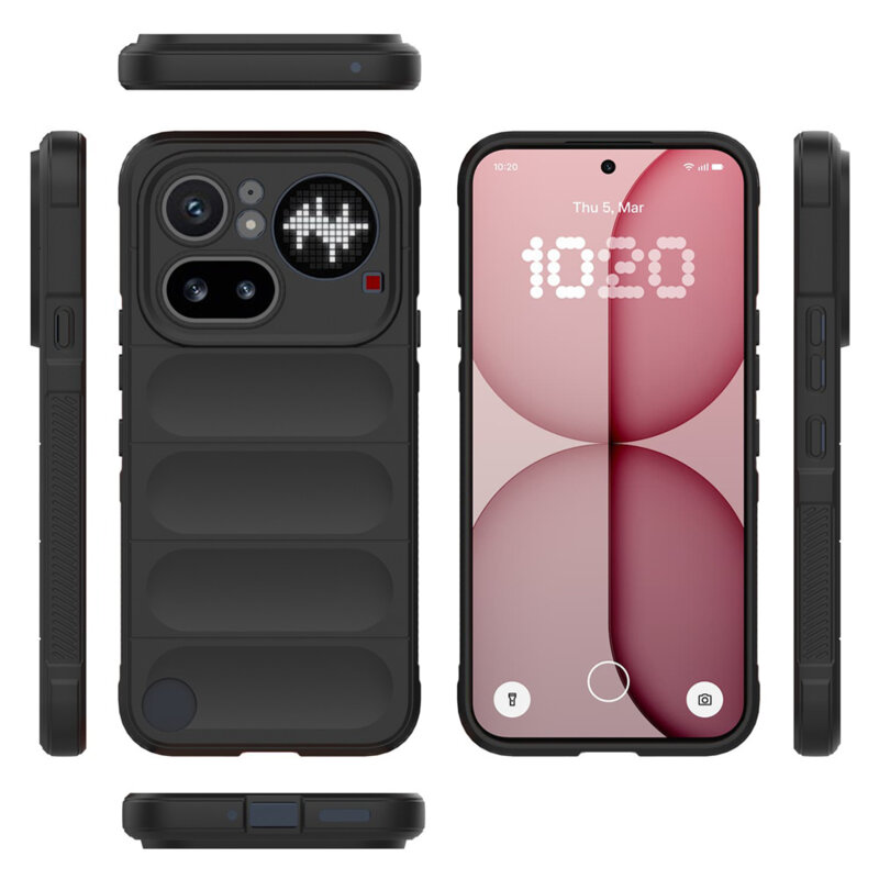 Husa Nothing Phone (4a) Pro Techsuit Magic Shield, negru