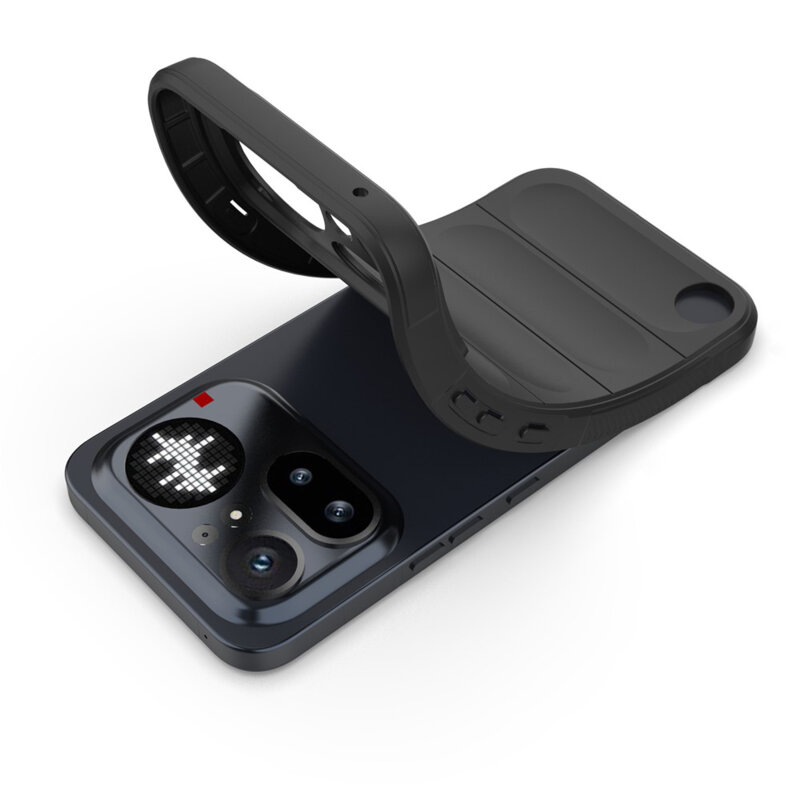 Husa Nothing Phone (4a) Pro Techsuit Magic Shield, negru
